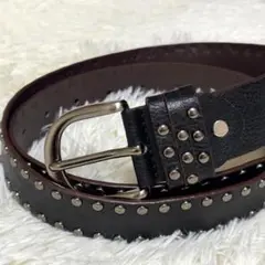 新品 ブラック スタッズ ベルト y2k sk8 グランジ bigboy