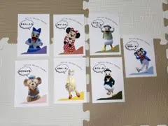 ディズニーポーズカード 7枚セット