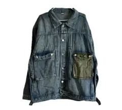 ⭐︎メンズ デニム ジャケット アウター 2XL