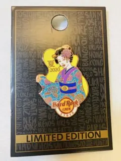 HARD ROCK CAFE KYOTO MAIKO KIMONO PIN