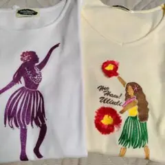 フラハワイ Tシャツ 半袖2枚組