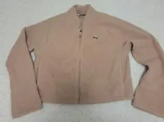 PUMA フリースジャケット S ベージュ