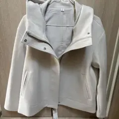 GU コージーメルトンショートフーディコート