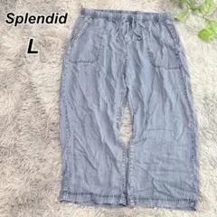 Splendid【L】スプレンディド デニム風ストレートレッグパンツ 春夏