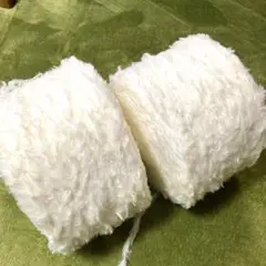 真っ白ふわふわサラサラファー。天使の糸。