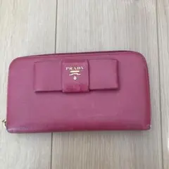 PRADA プラダ 長財布 リボン りぼん 廃盤