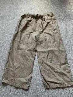 無印良品　麻ワイドパンツ　ＸＬ