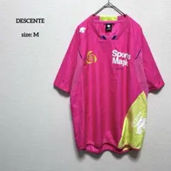 美品 デサント ウィンドブレーカー M シャカシャカ ピステ ピンク 半袖