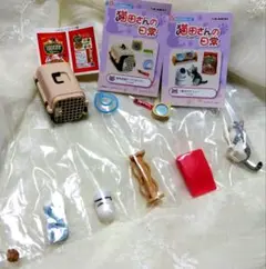 本日限定値下げ★☆猫田さんの日常☆★ミニチュア　フィギュア　２点セット