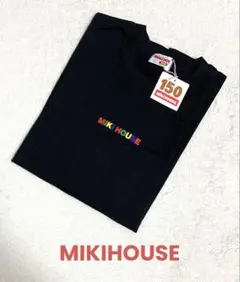 MIKI HOUSE ブラック Tシャツ 150