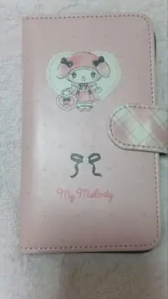 ラファリーサンリオコラボマイメロ手帳型ケース