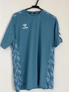 hummel ハンドボールシャツ Lサイズ 青