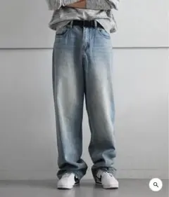 Basketcase Lax baggy denim LIGHT BLUE 30