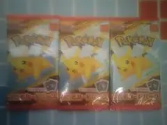 マクドナルド ハッピーセット ポケモンカード　プロモカードパック　3パック未開封