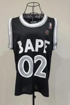 A BATHING APE BAPE 02 タンクトップ M 黒　❇️新品未使用