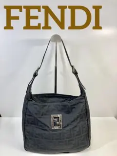フェンディ ズッカ ワンショルダーバッグ FENDI 肩掛けカバン ロゴ F金具