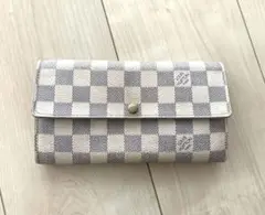 ルイヴィトン LOUIS VUITTON 長財布 ダミエ アズール