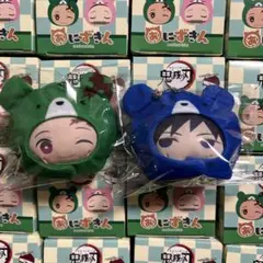鬼滅の刃　竈門炭治郎　冨岡義勇　あにずきん　2点セット　③