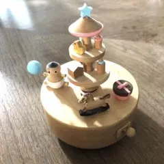 木製　オルゴール　Wooderdul life