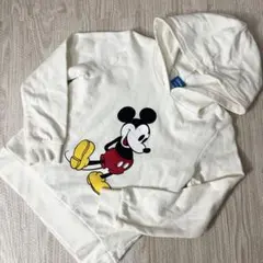 ディズニー ミッキー プリント パーカー トレーナー　120 ランド シー