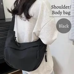 新品❣️ ショルダーバッグ ボディバッグ ブラック 公園 ママ レディース