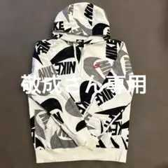 Nike ナイキロゴプリント パーカー Lサイズ