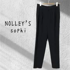 NOLLEY'S sophi ノーリーズソフィ　カジュアルパンツ スラックス 黒