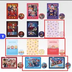 一番くじ　ワンピース　エッグヘッド　I賞　クリアファイル　6種