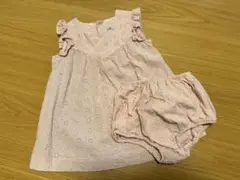 PETIT BATEAU ノースリーブワンピース セット 12m/74