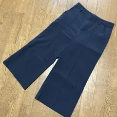 KUMIKYOKU ネイビー ワイドパンツ S1