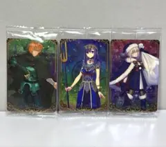 ⚡️⚡️⚡️FGO Fate カード　ウエハース　R3枚セット　レア⚡️⚡️⚡️