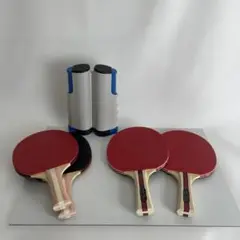 Nittaku Shake 卓球ラケット2つ　ネット付き