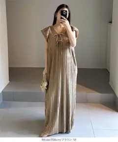 ※値下げ！！神戸レタス【yuiさんコラボ】 前後2wayプリーツワンピース