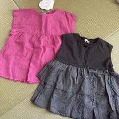 バースデイフタフタリネン、ブランシェスフリルTシャツ120セット