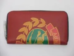 BURBERRY クレスト プリント ラウンドジップ ウォレット