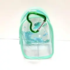 ぬいぐるみポーチ シャカシャカ ホログラム カラビナ 完売品 ミントグリーン