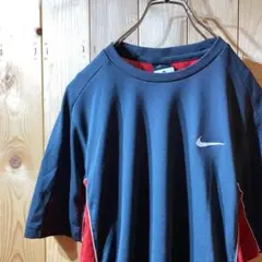ss3968 NIKE ナイキ 半袖 Tシャツ チャコール 赤 M