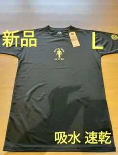 GOLD'S GYM ゴールドジム Tシャツ ブラック黒 Ｌ 新品 メンズ 半袖