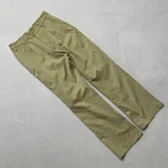 Grove パンツ イエロー ワイドレッグ ハイウエスト クロップド サイズM