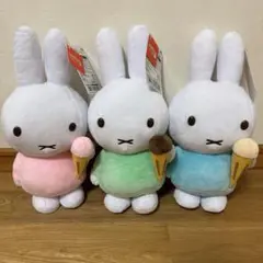 ⑧ ミッフィー with ぬいぐるみ アイスクリーム＆チョコアイスアソート