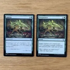 MTG 過剰防衛（日英）2枚セット