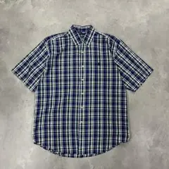 90s-00s Ralph Lauren Blaire チェックシャツ 半袖 S