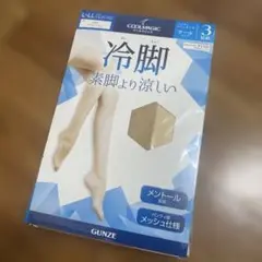 COOLMAGIC クールタイプ ストッキング 3足組 L-LL ヌードベージュ