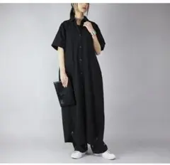 未使用 アンドイット スキッパー＆ベーシック シャツワンピース L