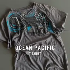 古着 OP オーシャンパシフィック Tシャツ サーフ フェード gap ビラボン