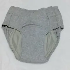 尿もれパンツ 男性用 マジックテープ 着脱簡単 グレー L