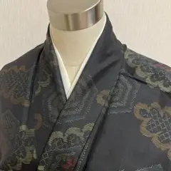 KJ1515 大島紬 身丈157cm 着物 正絹