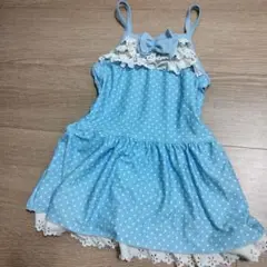 マザウェイズ 水玉模様の女の子用水着 120cm