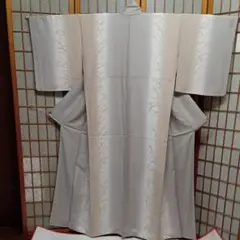 正絹 袷着物 絵羽小紋 秋草模様