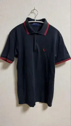 値下げ（週末3,500円）【美品】FRED PERRY ネイビー ポロシャツXS